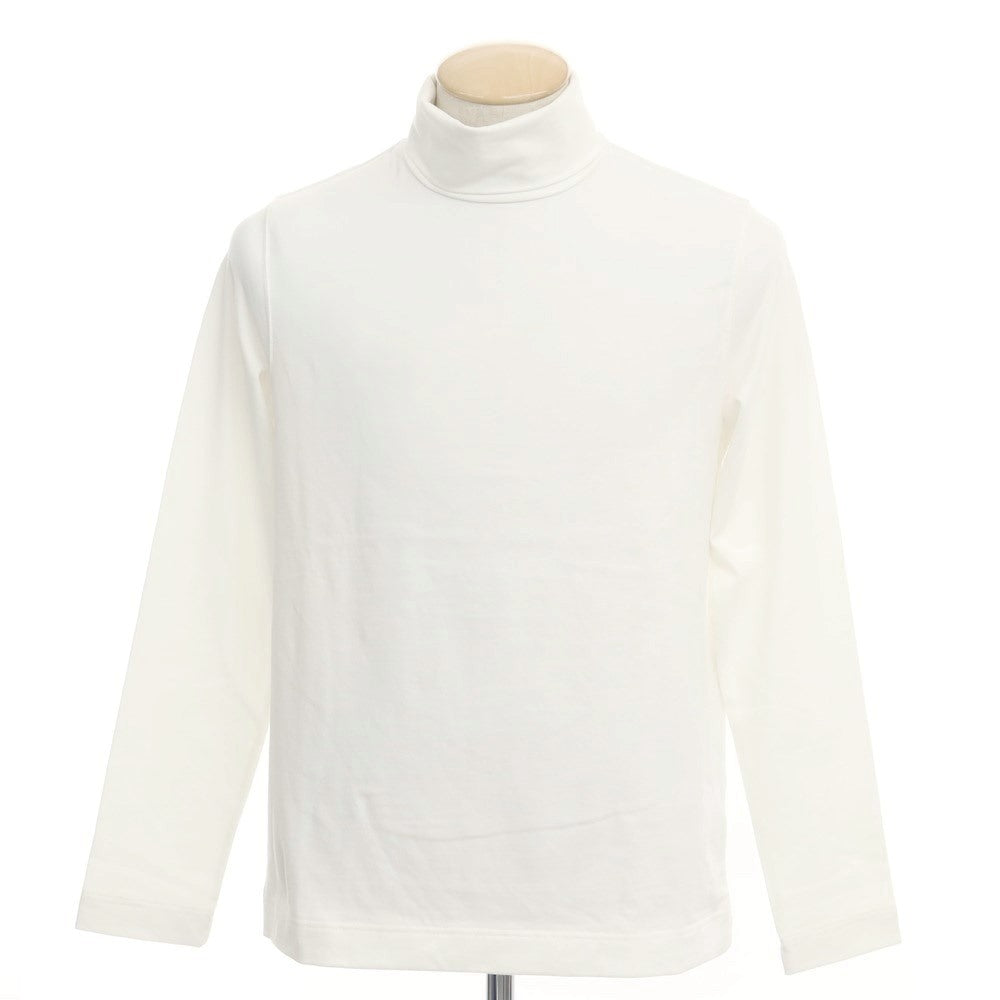 [New Outlet] CIRCOLO 1901 Cotton Turtleneck Long Sleeve T-Shirt White [Size S] [WHT] [S/S/A/W] [Condition Rank N-] [Men&