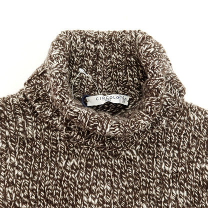 [New Outlet] CIRCOLO 1901 Wool Low Gauge Turtleneck Knit Brown [Size M] [BRW] [A/W] [Condition Rank N-] [Men&