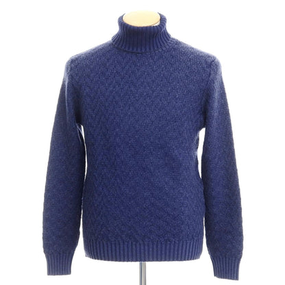 [New] CIRCOLO 1901 Wool Turtleneck Knit Navy [Size S] [NVY] [A/W] [Condition Rank N] [Men&