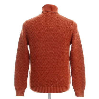 [New] CIRCOLO 1901 Wool Turtleneck Knit Orange Brown [Size S] [BRW] [A/W] [Condition Rank N] [Men&