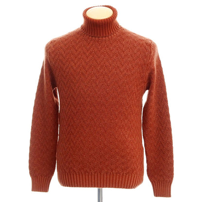 [New] CIRCOLO 1901 Wool Turtleneck Knit Orange Brown [Size S] [BRW] [A/W] [Condition Rank N] [Men&