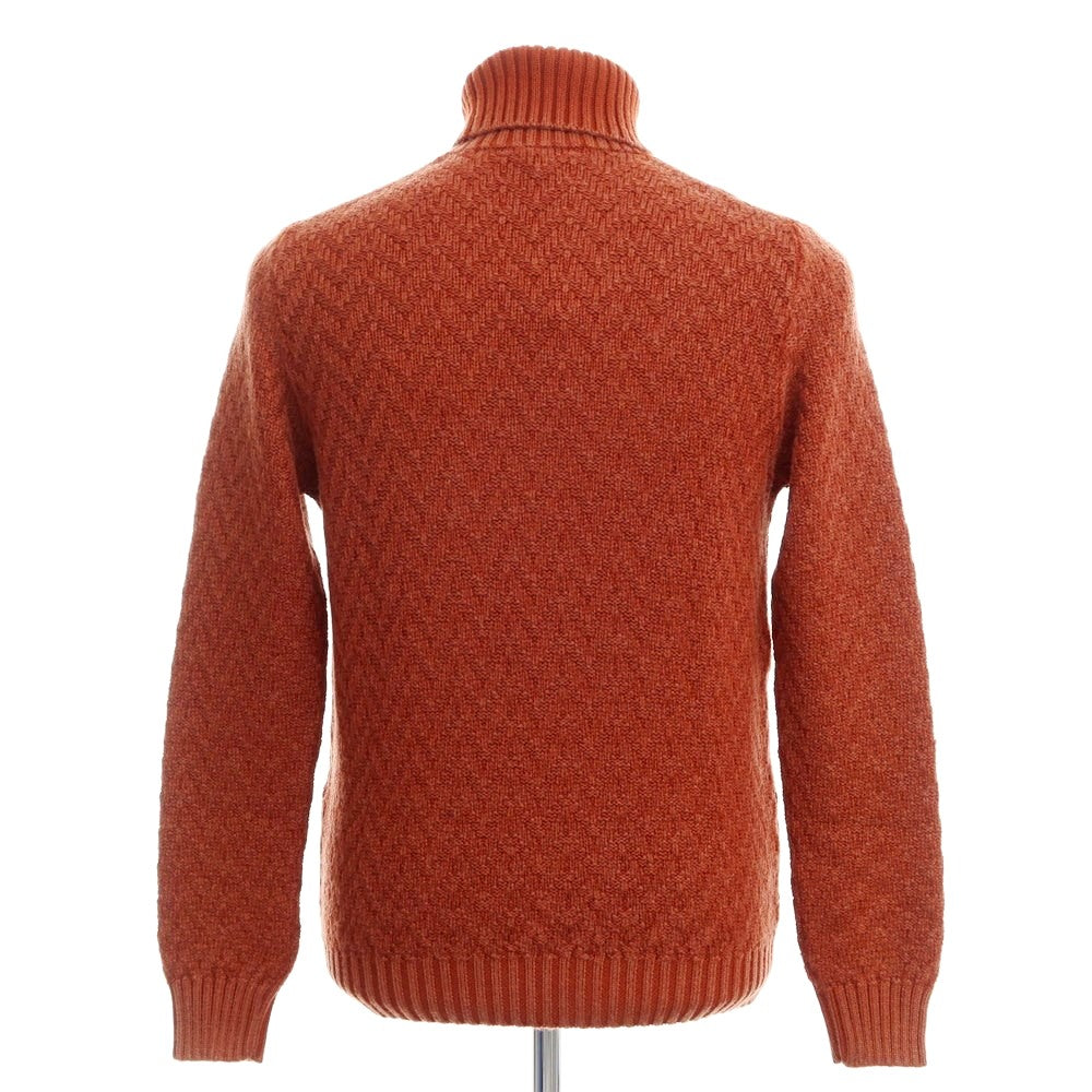 [New] CIRCOLO 1901 Wool Turtleneck Knit Orange Brown [Size S] [BRW] [A/W] [Condition Rank N] [Men&