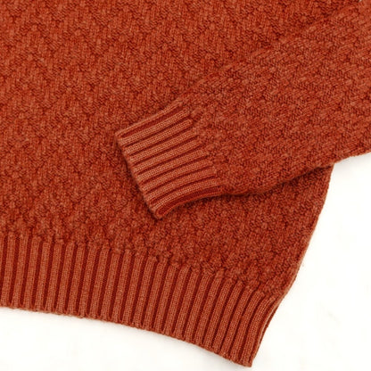 [New] CIRCOLO 1901 Wool Turtleneck Knit Orange Brown [Size S] [BRW] [A/W] [Condition Rank N] [Men&