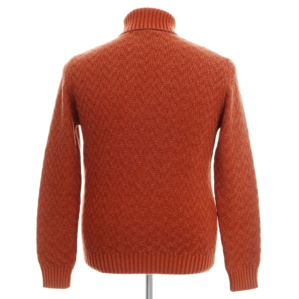 [New] CIRCOLO 1901 Wool Turtleneck Knit Orange Brown [Size L] [BRW] [A/W] [Condition Rank N] [Men&