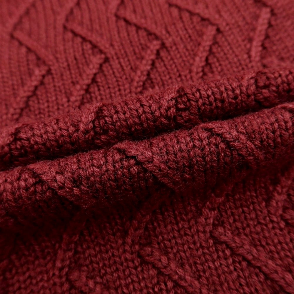 [New] CIRCOLO 1901 Wool Crew Neck Knit Bordeaux [Size S] [RED] [A/W] [Condition Rank N] [Men&