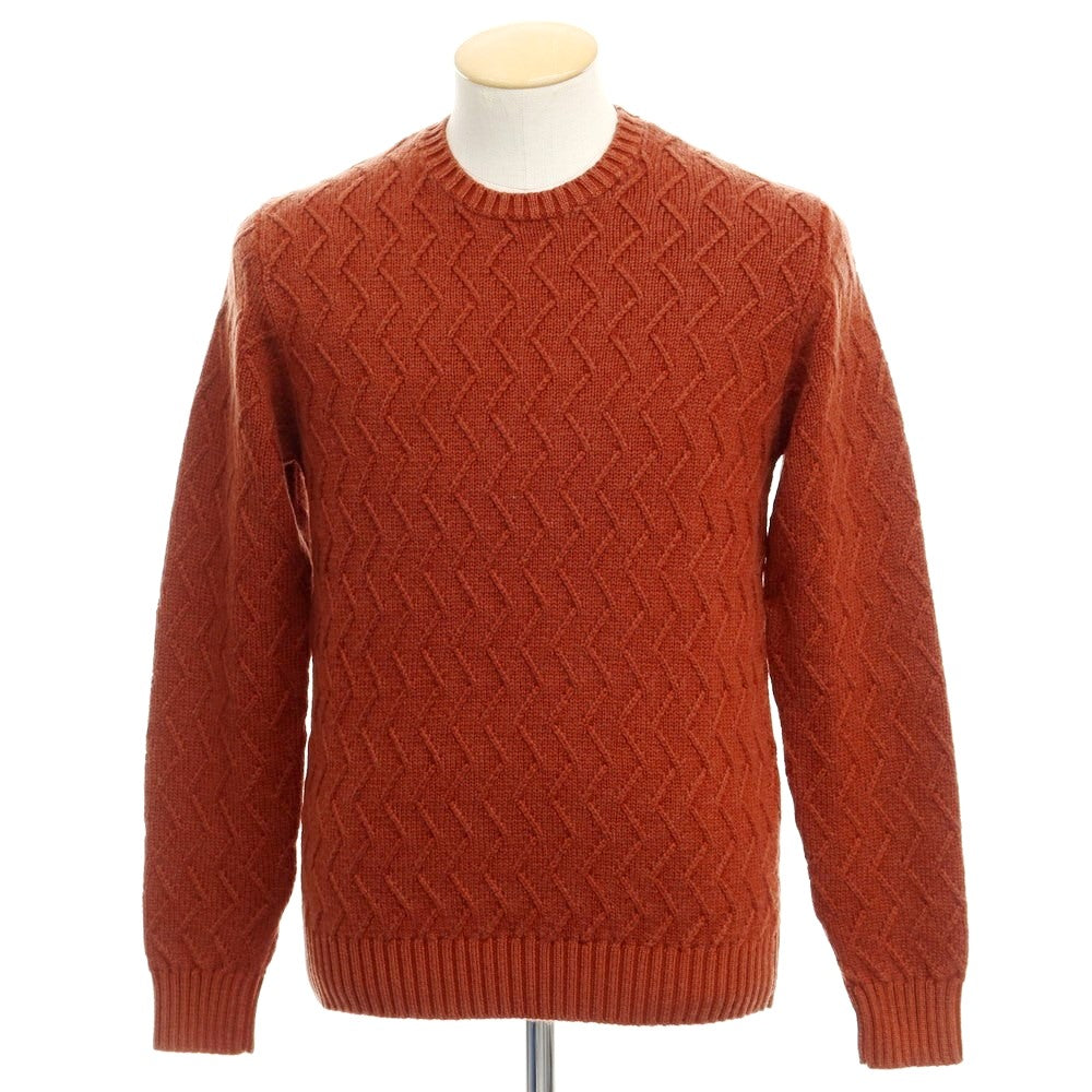 [New] CIRCOLO 1901 Wool Crew Neck Knit Orange Brown [Size S] [BRW] [A/W] [Condition Rank N] [Men&