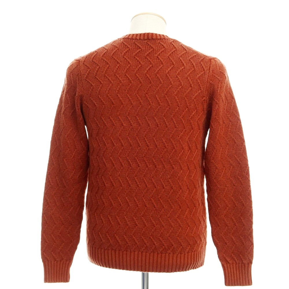 [New] CIRCOLO 1901 Wool Crew Neck Knit Orange Brown [Size S] [BRW] [A/W] [Condition Rank N] [Men&