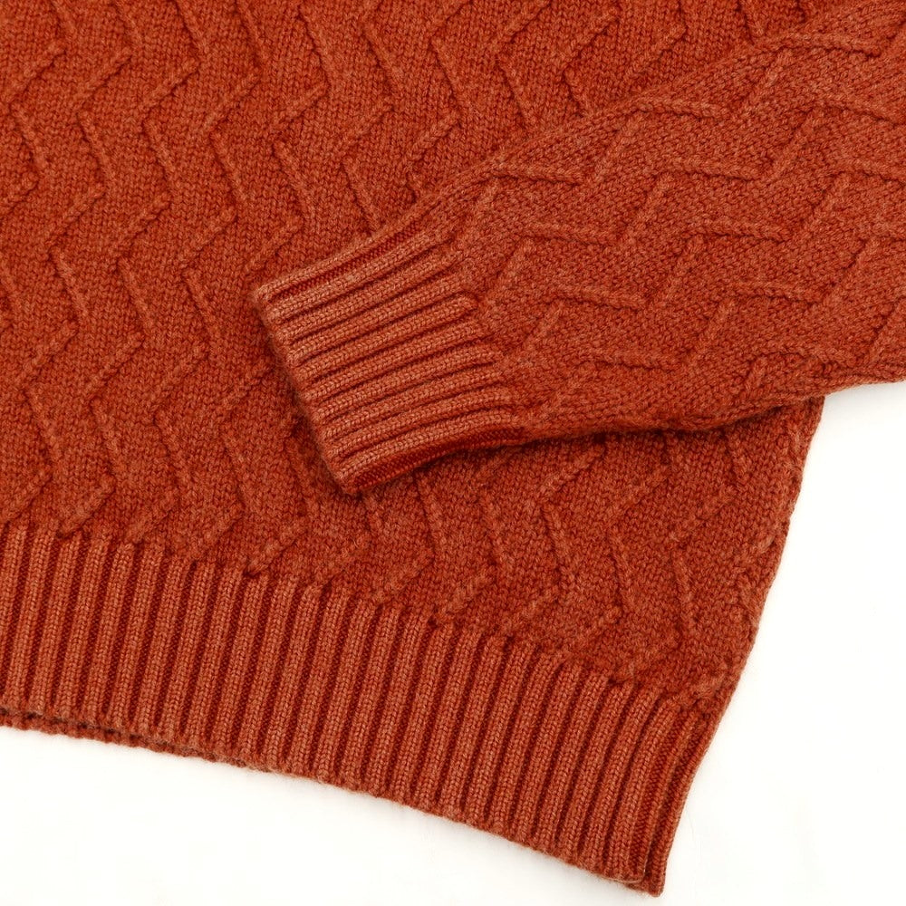 [New] CIRCOLO 1901 Wool Crew Neck Knit Orange Brown [Size S] [BRW] [A/W] [Condition Rank N] [Men&