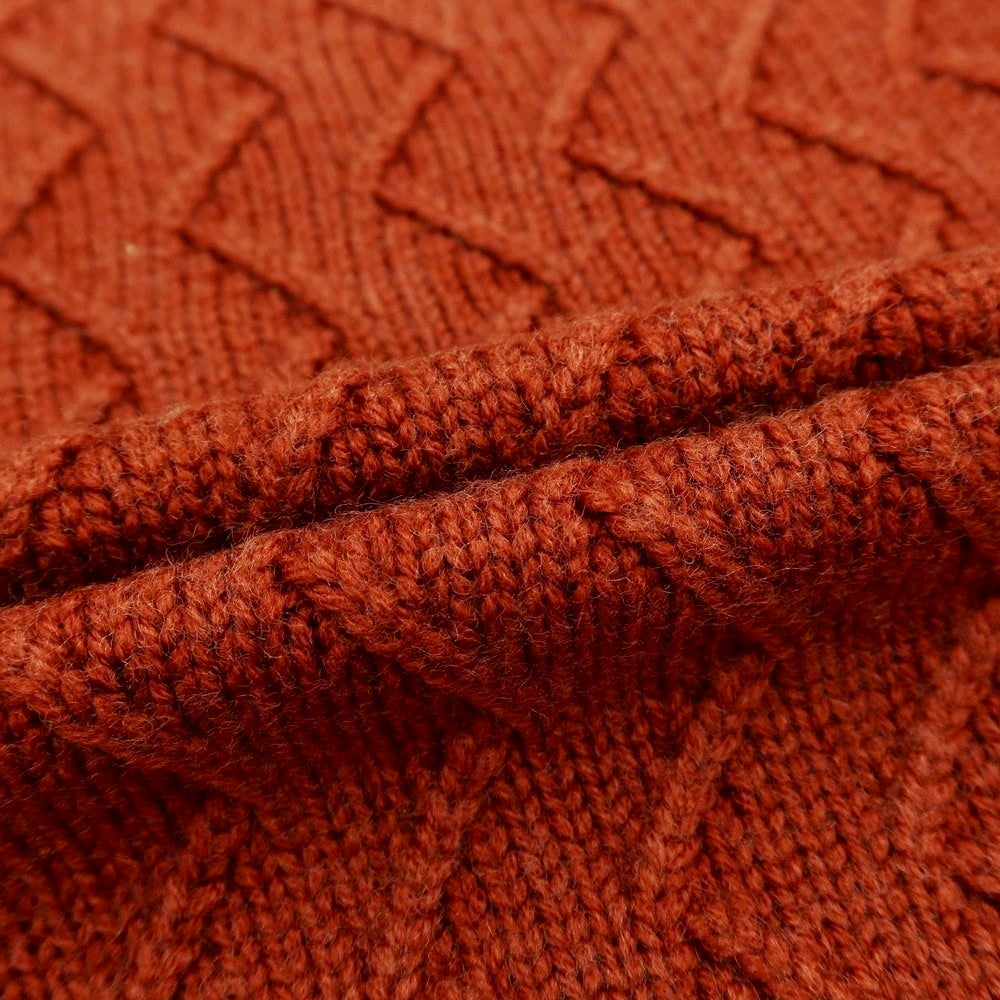 [New] CIRCOLO 1901 Wool Crew Neck Knit Orange Brown [Size S] [BRW] [A/W] [Condition Rank N] [Men&