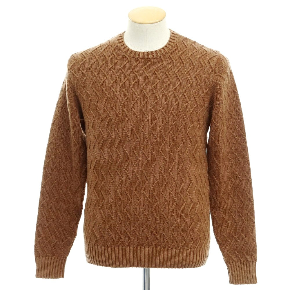 [New] CIRCOLO 1901 Wool Crew Neck Knit Brown [Size S] [BRW] [A/W] [Condition Rank N] [Men&