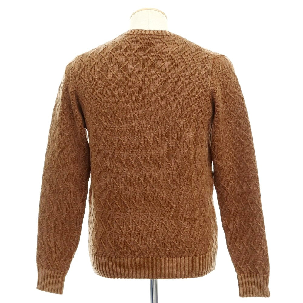 [New] CIRCOLO 1901 Wool Crew Neck Knit Brown [Size S] [BRW] [A/W] [Condition Rank N] [Men&