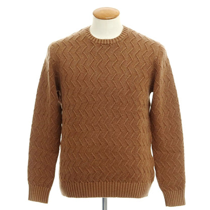 [New] CIRCOLO 1901 Wool Crew Neck Knit Brown [Size M] [BRW] [A/W] [Condition Rank N] [Men&