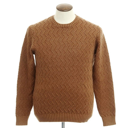 [New] CIRCOLO 1901 Wool Crew Neck Knit Brown [Size L] [BRW] [A/W] [Condition Rank N] [Men&