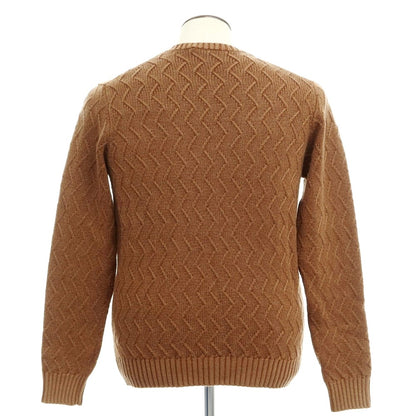 [New] CIRCOLO 1901 Wool Crew Neck Knit Brown [Size L] [BRW] [A/W] [Condition Rank N] [Men&