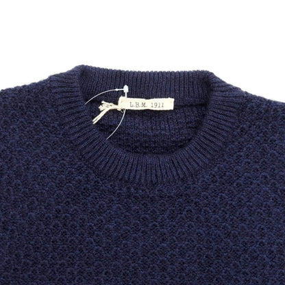 [New] LBM1911 Acrylic Wool Mohair Crew Neck Knit Navy [Size 44] [NVY] [A/W] [Condition Rank N] [Men&