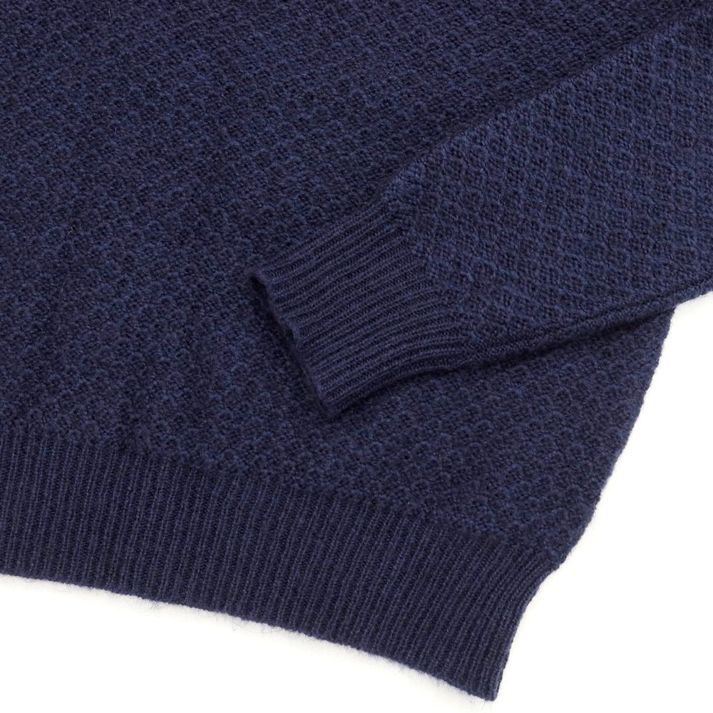 [New] LBM1911 Acrylic Wool Mohair Crew Neck Knit Navy [Size 44] [NVY] [A/W] [Condition Rank N] [Men&