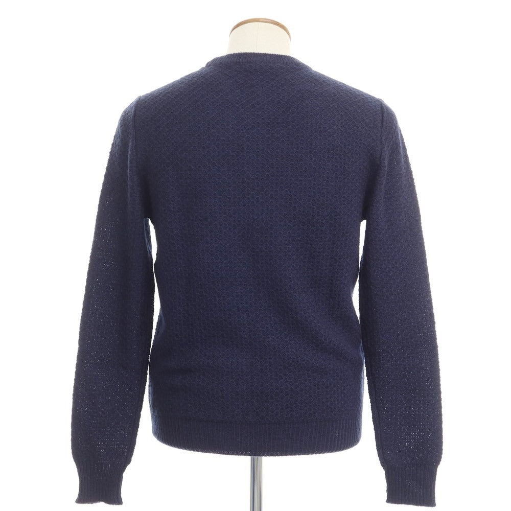 [New] LBM1911 Acrylic Wool Mohair Crew Neck Knit Navy [Size 46] [NVY] [A/W] [Condition Rank N] [Men&