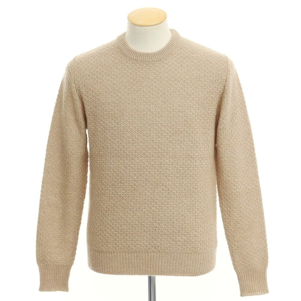 [New] LBM1911 Acrylic Wool Mohair Crew Neck Knit Beige [Size 44] [BEI] [A/W] [Condition Rank N] [Men&