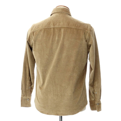 [New] Giannetto Jimmy Wide Ribbed Corduroy Shirt Beige [Size M] [BEI] [A/W] [Condition Rank N] [Men&