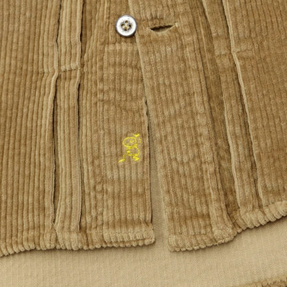 [New] Giannetto Jimmy Wide Ribbed Corduroy Shirt Beige [Size M] [BEI] [A/W] [Condition Rank N] [Men&