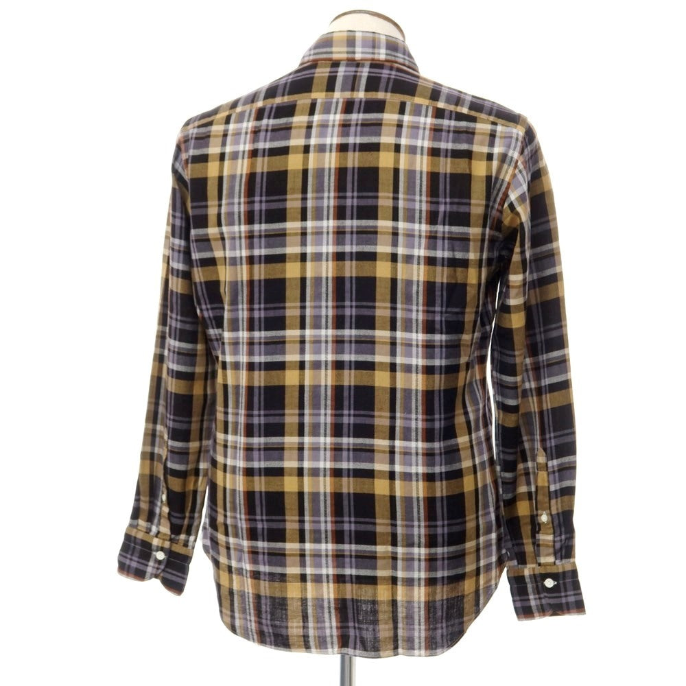 [New] Giannetto WASHING DIVISION Check pattern casual shirt Black x beige [Size 41] [BLK] [S/S/A/W] [Condition rank N] [Men&