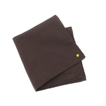 [New] Giannetto Cotton Pocket Square Brown [BRW] [S/S/A/W] [Condition Rank N] [Men&