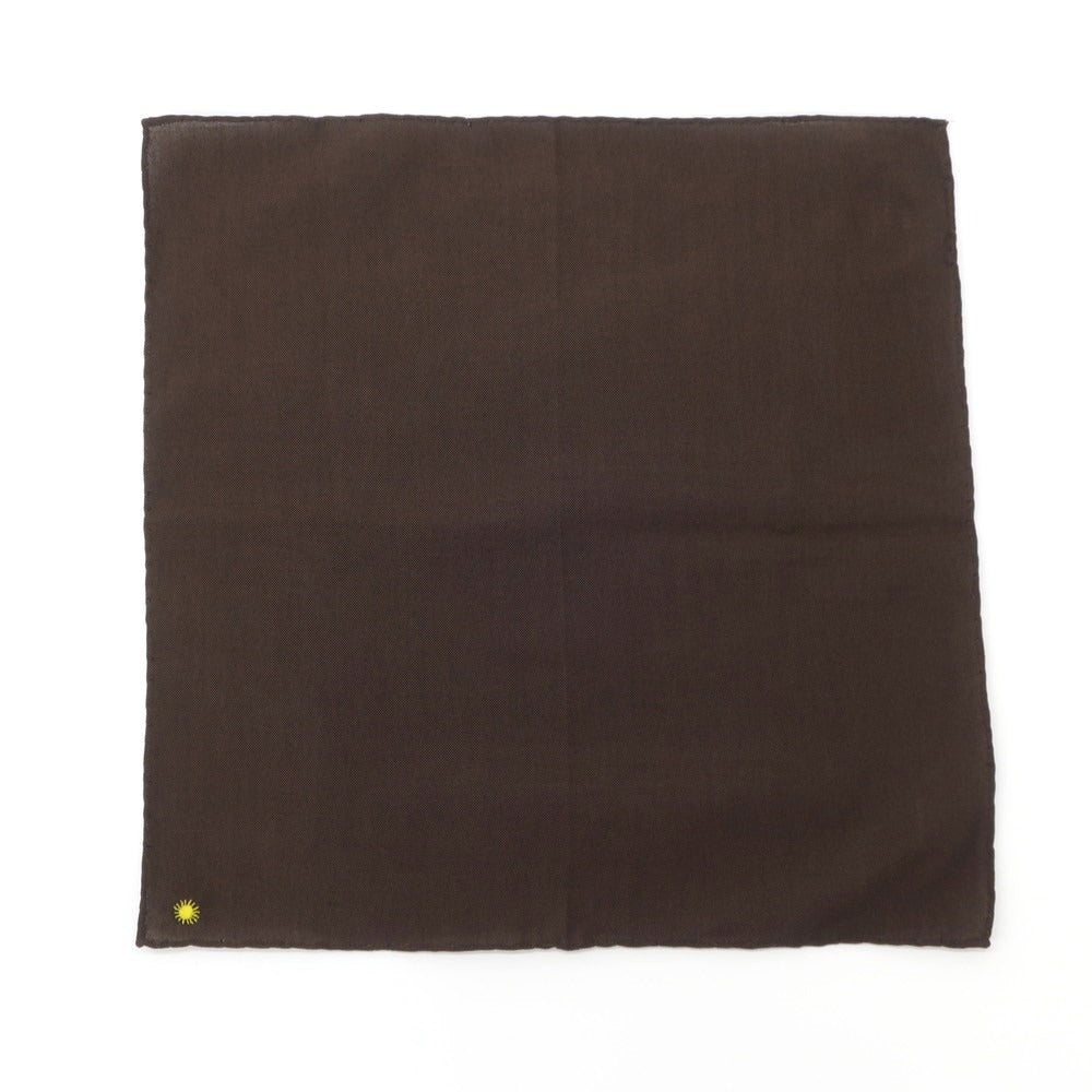 [New] Giannetto Cotton Pocket Square Brown [BRW] [S/S/A/W] [Condition Rank N] [Men&
