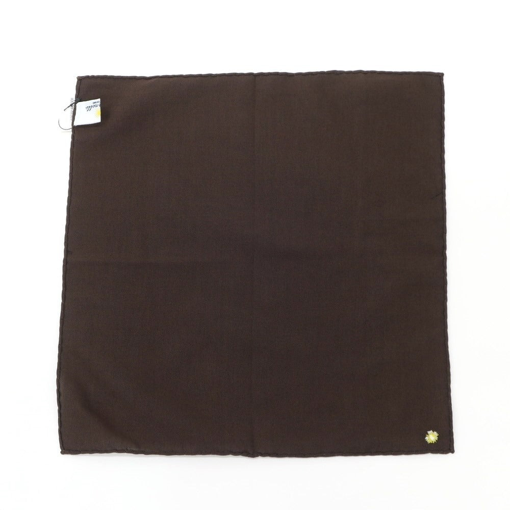 [New] Giannetto Cotton Pocket Square Brown [BRW] [S/S/A/W] [Condition Rank N] [Men&