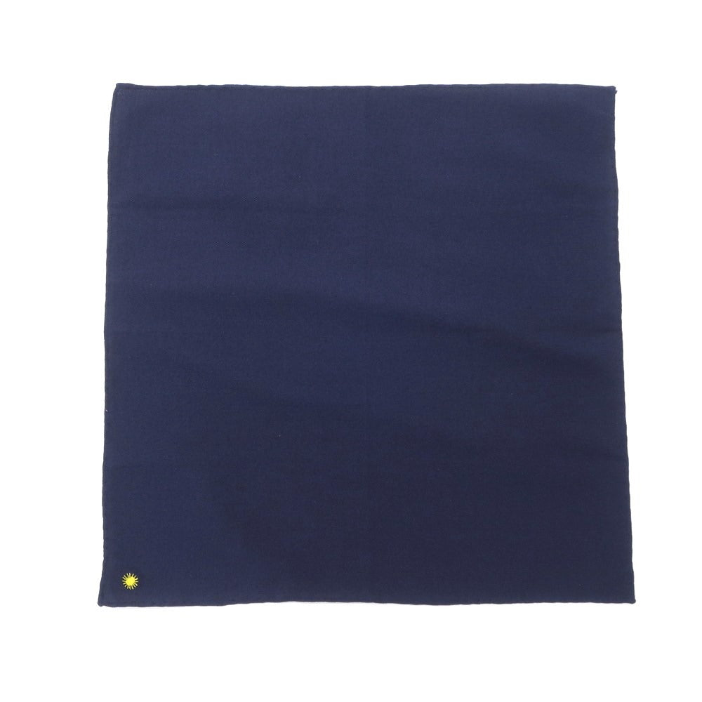 [New] Giannetto Cotton Pocket Square Navy [NVY] [S/S/A/W] [Condition Rank N] [Men&