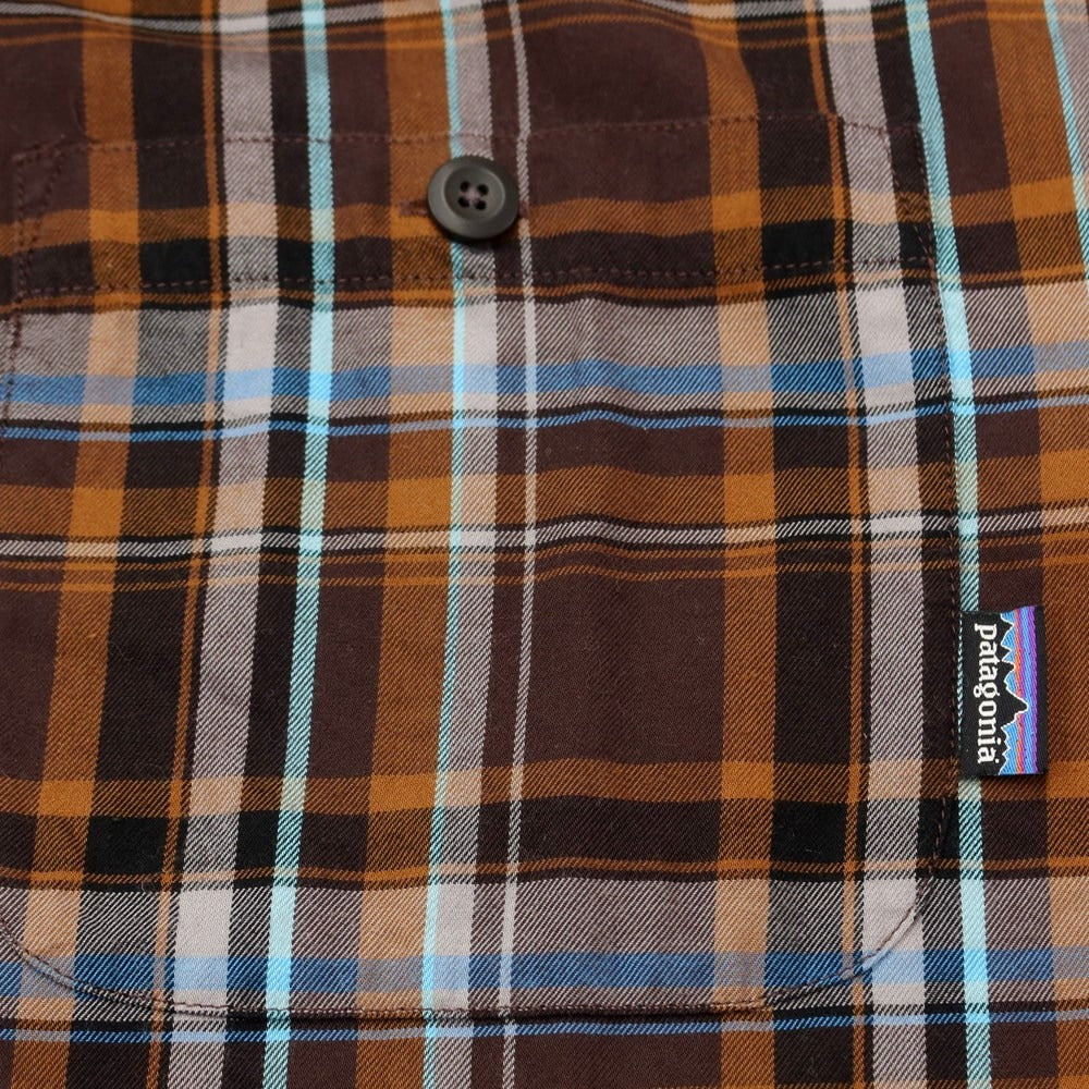 [Used] Patagonia Cotton Check Shirt Brown x Light Blue [Size L] [BRW] [S/S/A/W] [Condition Rank B] ​​[Men&