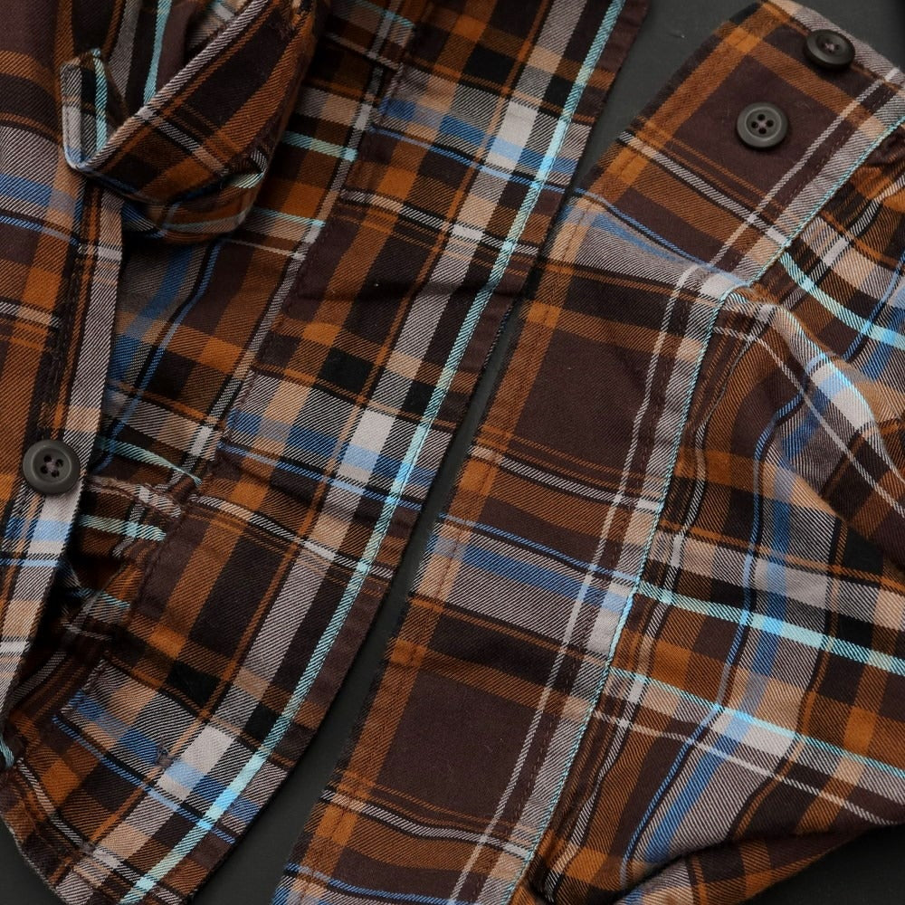 [Used] Patagonia Cotton Check Shirt Brown x Light Blue [Size L] [BRW] [S/S/A/W] [Condition Rank B] ​​[Men&