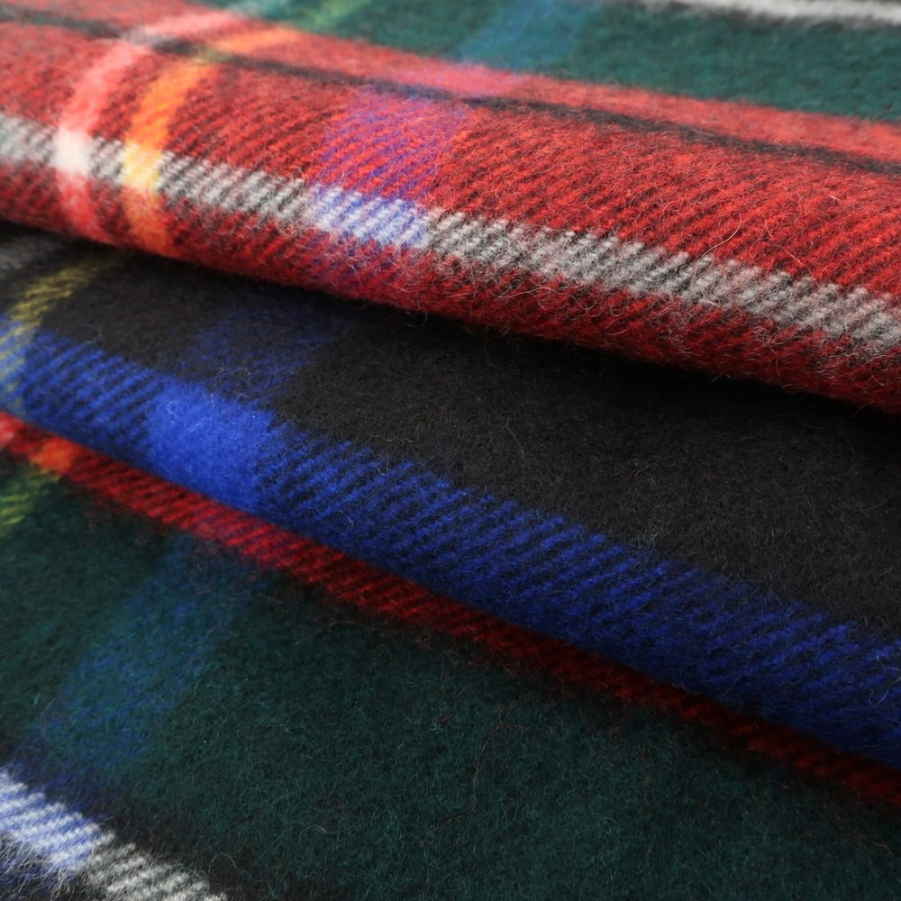 [Used] Johnstons JOHNSTONS Cashmere Check Large Stole Black x Red x Green [BLK] [A/W] [Condition Rank A] [Unisex] [768977]
 [DPD]