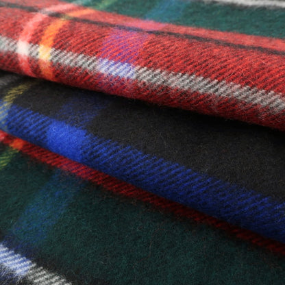 [Used] Johnstons JOHNSTONS Cashmere Check Large Stole Black x Red x Green [BLK] [A/W] [Condition Rank A] [Unisex] [768977]
 [DPD]