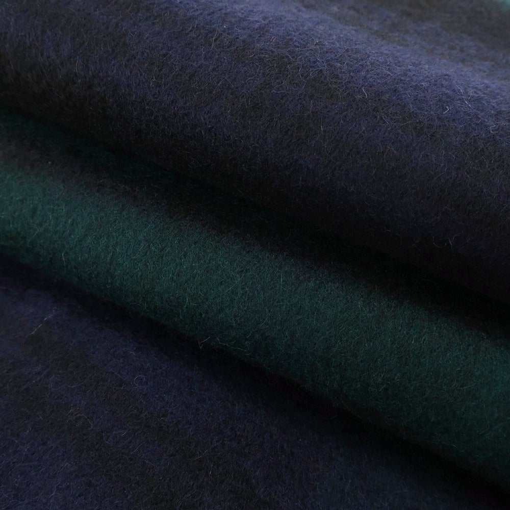 [Used] Johnstons JOHNSTONS Cashmere Check Large Stole Navy x Green [NVY] [A/W] [Condition Rank A] [Unisex] [768977]