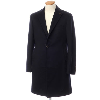 [Used] TAGLIATORE Wool Chesterfield Coat Navy [Size 46] [NVY] [A/W] [Condition Rank B] ​​[Men&