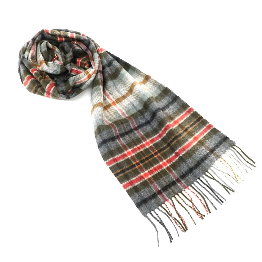 [Used] Johnstons Cashmere Check Fringe Scarf Multicolor [MLT] [A/W] [Condition Rank B] ​​[Men&