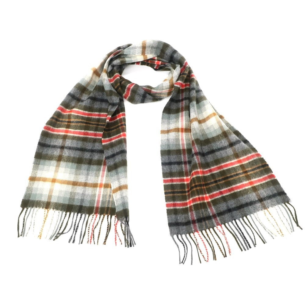 [Used] Johnstons Cashmere Check Fringe Scarf Multicolor [MLT] [A/W] [Condition Rank B] ​​[Men&