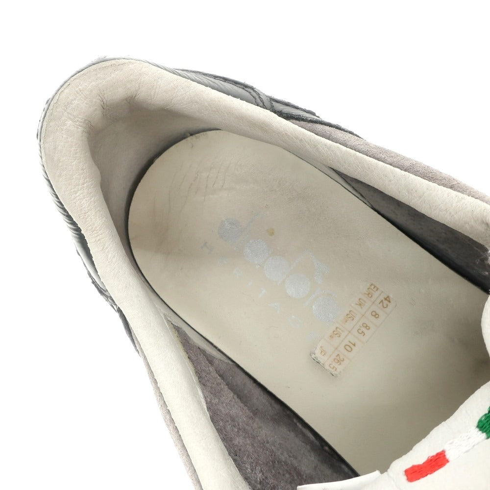 [Used] Diadora EQUIPE S.SW Nubuck Leather Sneakers Grey x Black [Size 26.5] [GRY] [S/S/A/W] [Condition Rank B] ​​[Men&