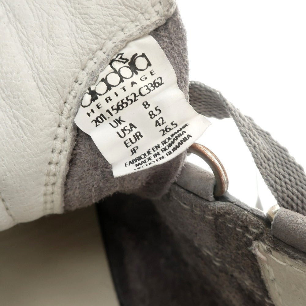 [Used] Diadora EQUIPE S.SW Nubuck Leather Sneakers Grey x Black [Size 26.5] [GRY] [S/S/A/W] [Condition Rank B] ​​[Men&