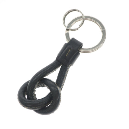 [Used] DELVAUX Leather Key Holder Key Ring Black [BLK] [S/S/A/W] [Condition Rank C] [Men&