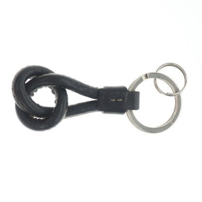 [Used] DELVAUX Leather Key Holder Key Ring Black [BLK] [S/S/A/W] [Condition Rank C] [Men&