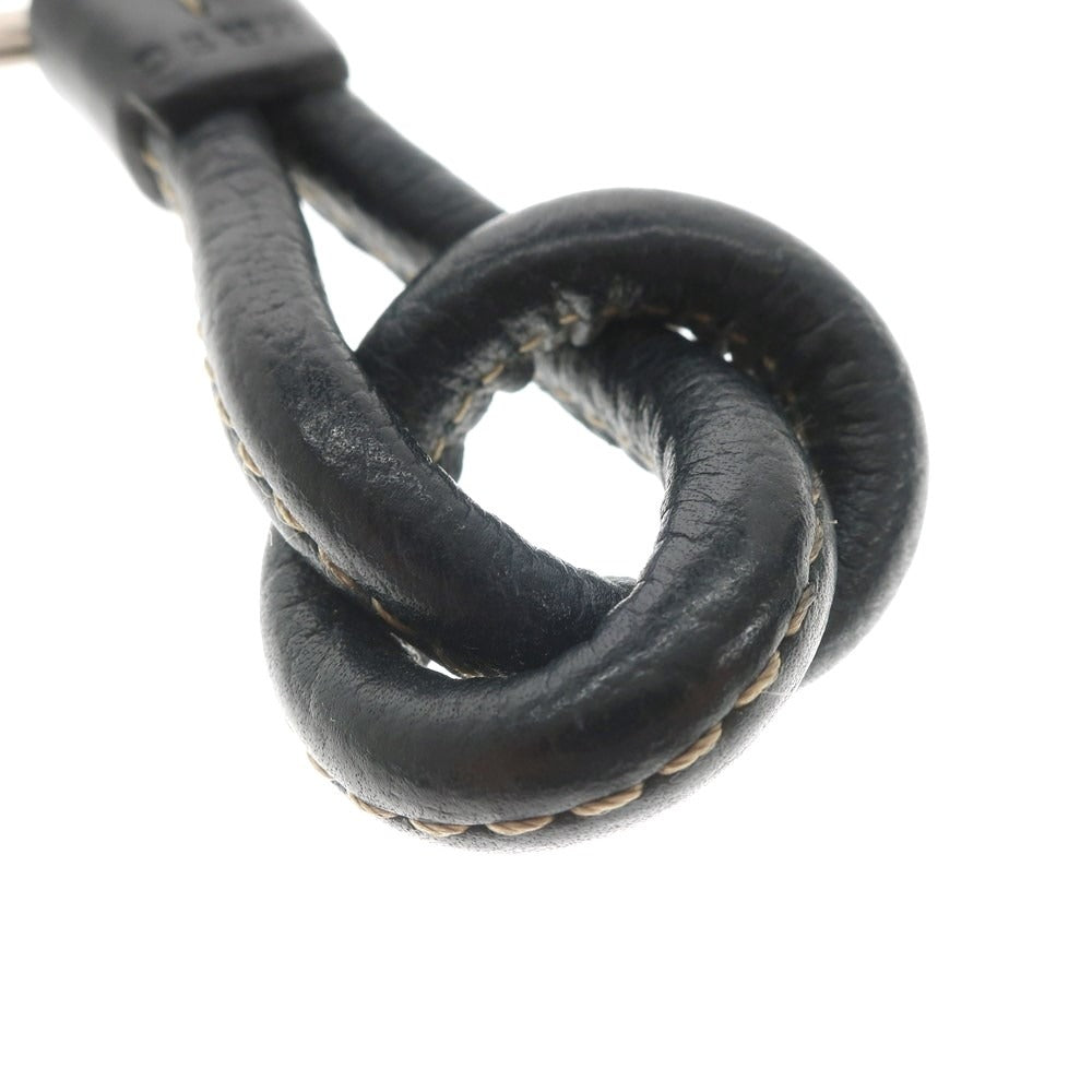 [Used] DELVAUX Leather Key Holder Key Ring Black [BLK] [S/S/A/W] [Condition Rank C] [Men&