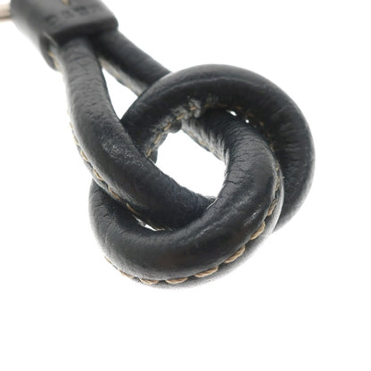 [Used] DELVAUX Leather Key Holder Key Ring Black [BLK] [S/S/A/W] [Condition Rank C] [Men&