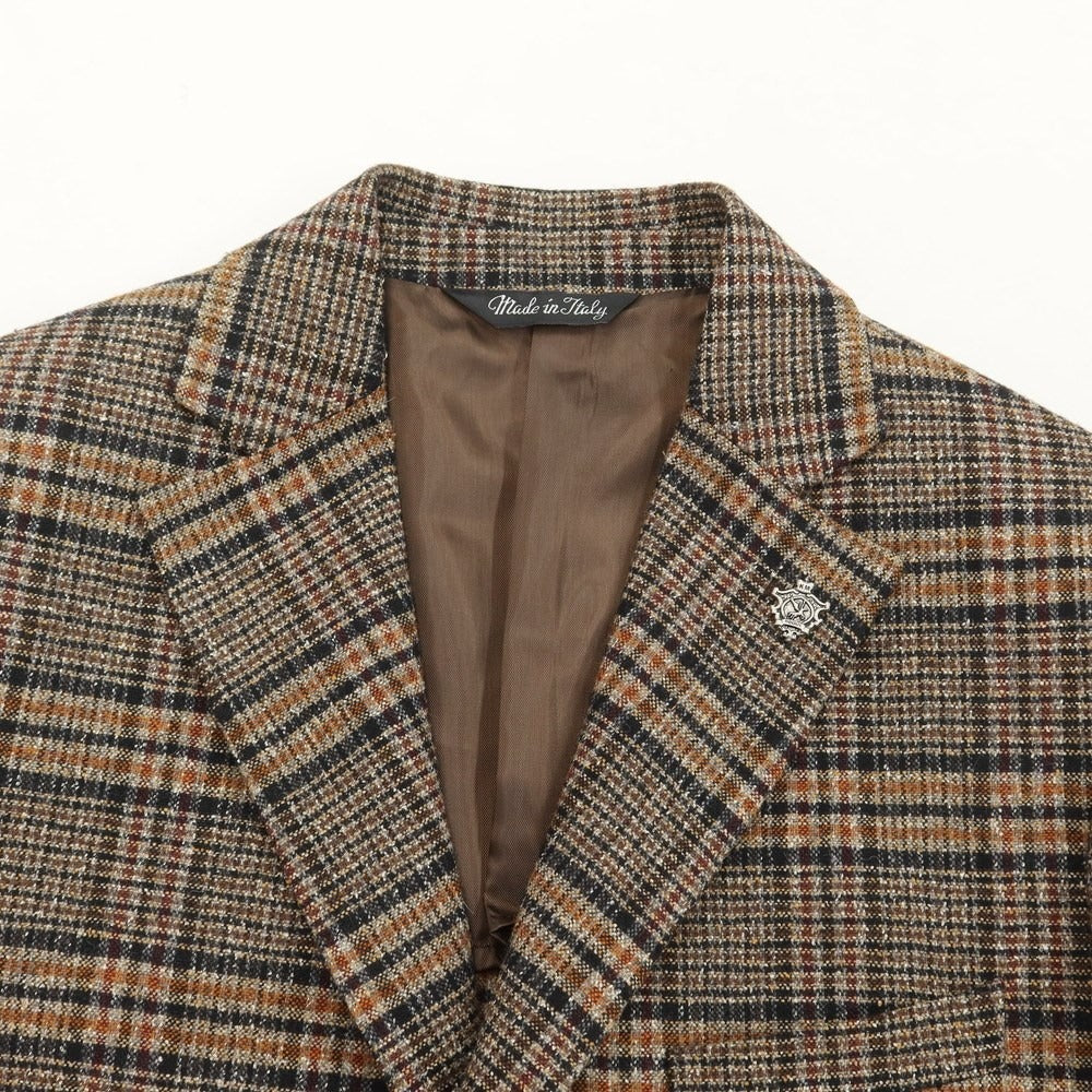 [New] KARL MOMMOO polyester tweed 2B casual jacket, brown [size 44] [BRW] [A/W] [Condition rank N] [Men&