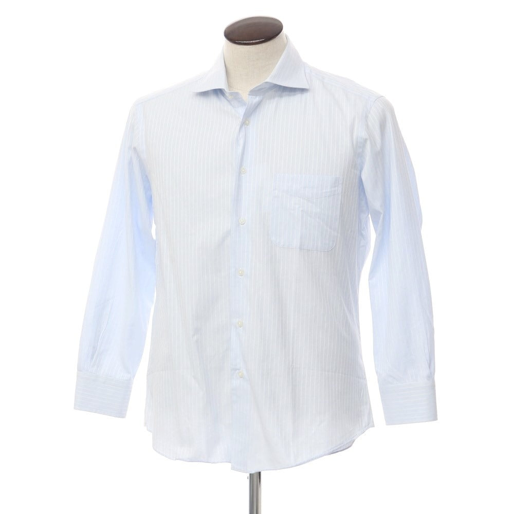 【中古】アザブテーラー azabu tailor コットン ストライプ ドレスシャツ ライトブルーxホワイト【サイズ表記なし（XL位）】【BLU】【S/S/A/W】【状態ランクB】【メンズ】【769171】
[EPD]