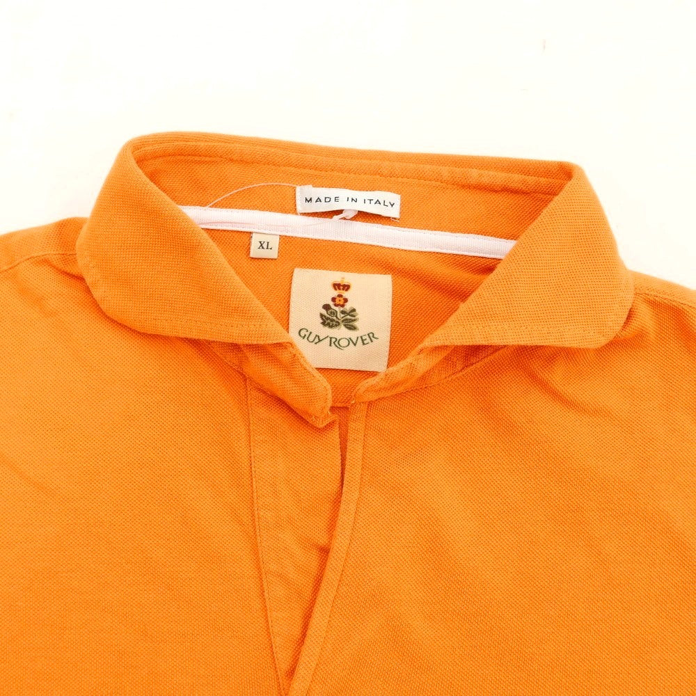 [Used] GUY ROVER Pique Cotton Short Sleeve Polo Shirt Orange [Size XL] [ORG] [S/S] [Condition Rank B] ​​[Men&