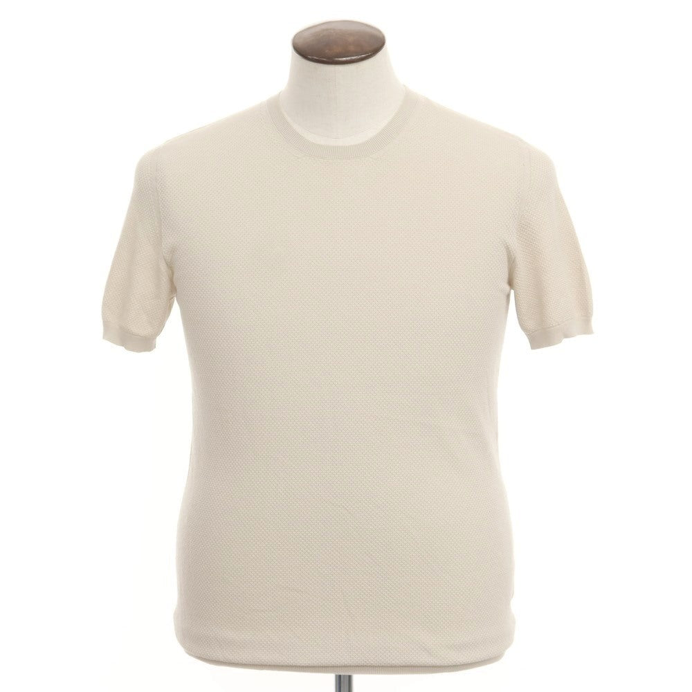 [Used] Roberto Collina ROBERTO COLLINA High gauge cotton short sleeve knit beige [Size 48] [BEI] [S/S] [Condition rank B] ​​[Men&