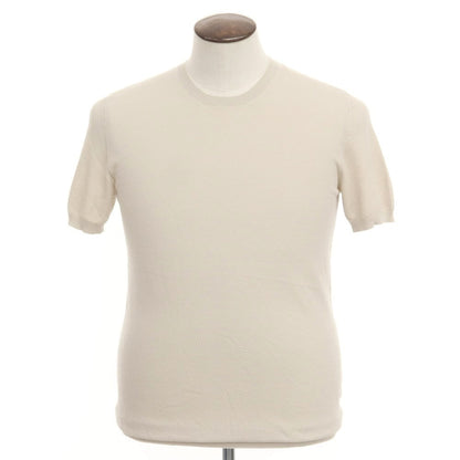 [Used] Roberto Collina ROBERTO COLLINA High gauge cotton short sleeve knit beige [Size 48] [BEI] [S/S] [Condition rank B] ​​[Men&