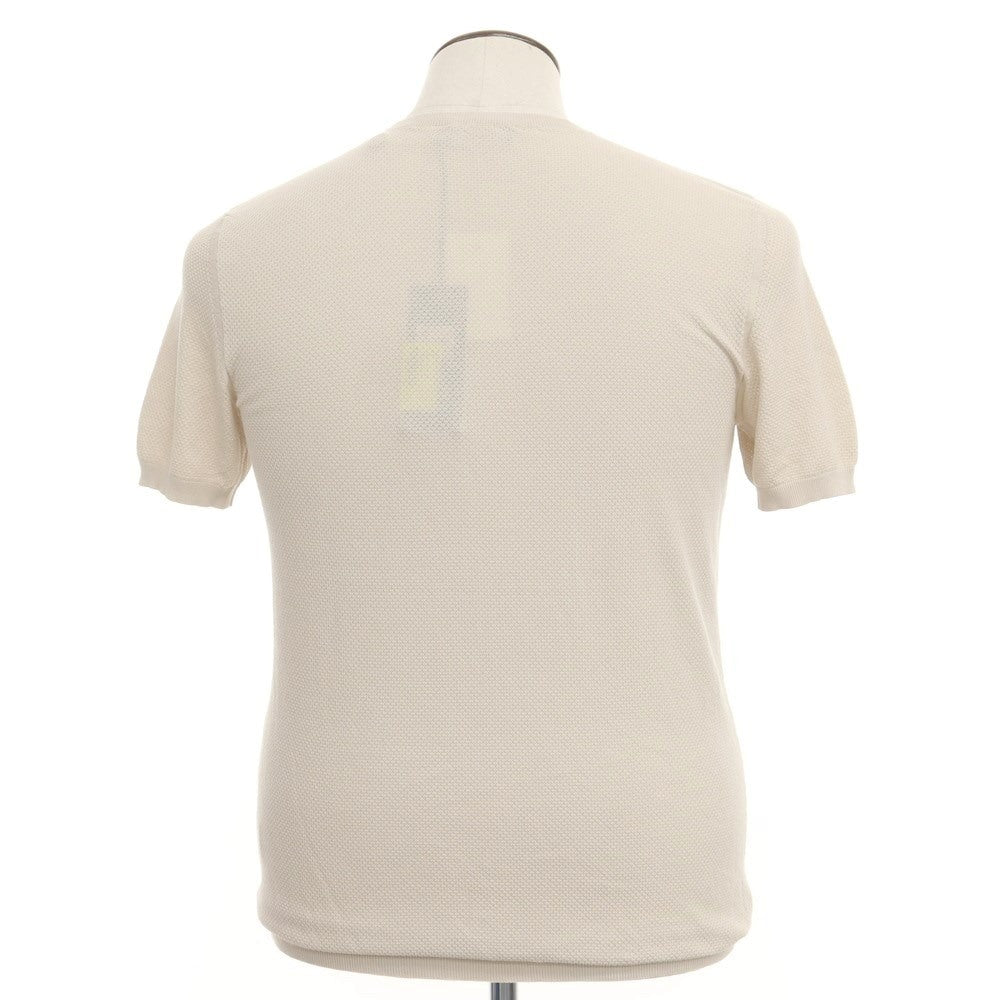 [Used] Roberto Collina ROBERTO COLLINA High gauge cotton short sleeve knit beige [Size 48] [BEI] [S/S] [Condition rank B] ​​[Men&