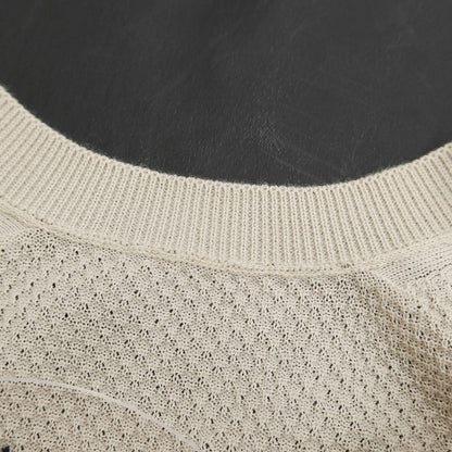 [Used] Roberto Collina ROBERTO COLLINA High gauge cotton short sleeve knit beige [Size 48] [BEI] [S/S] [Condition rank B] ​​[Men&
